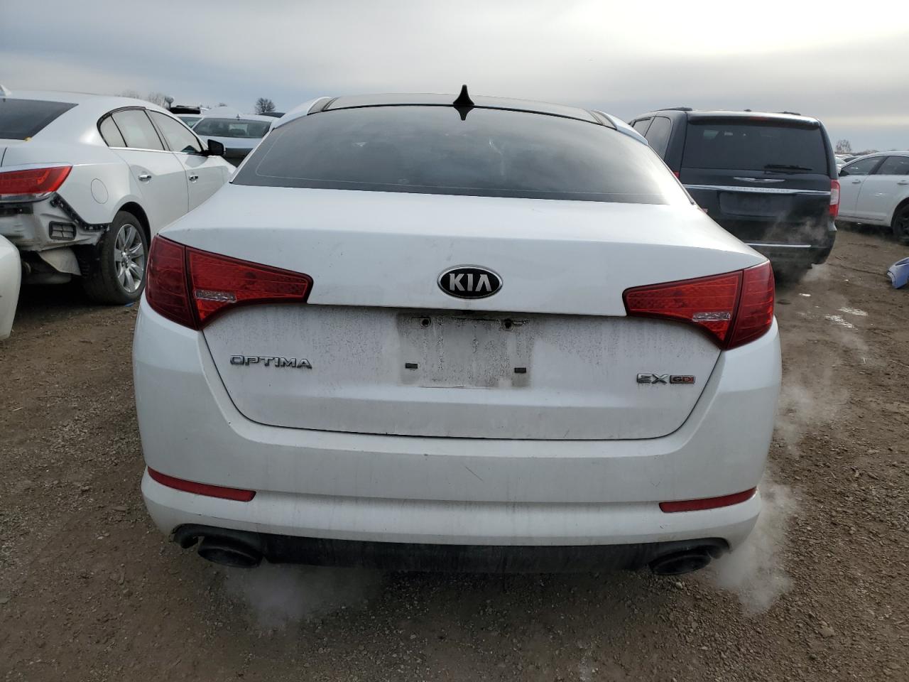 2013 KIA Optima VIN 5XXGN4A75DG156381 Copart auction photo, side / minor dent/scratches damage thumbnail 6