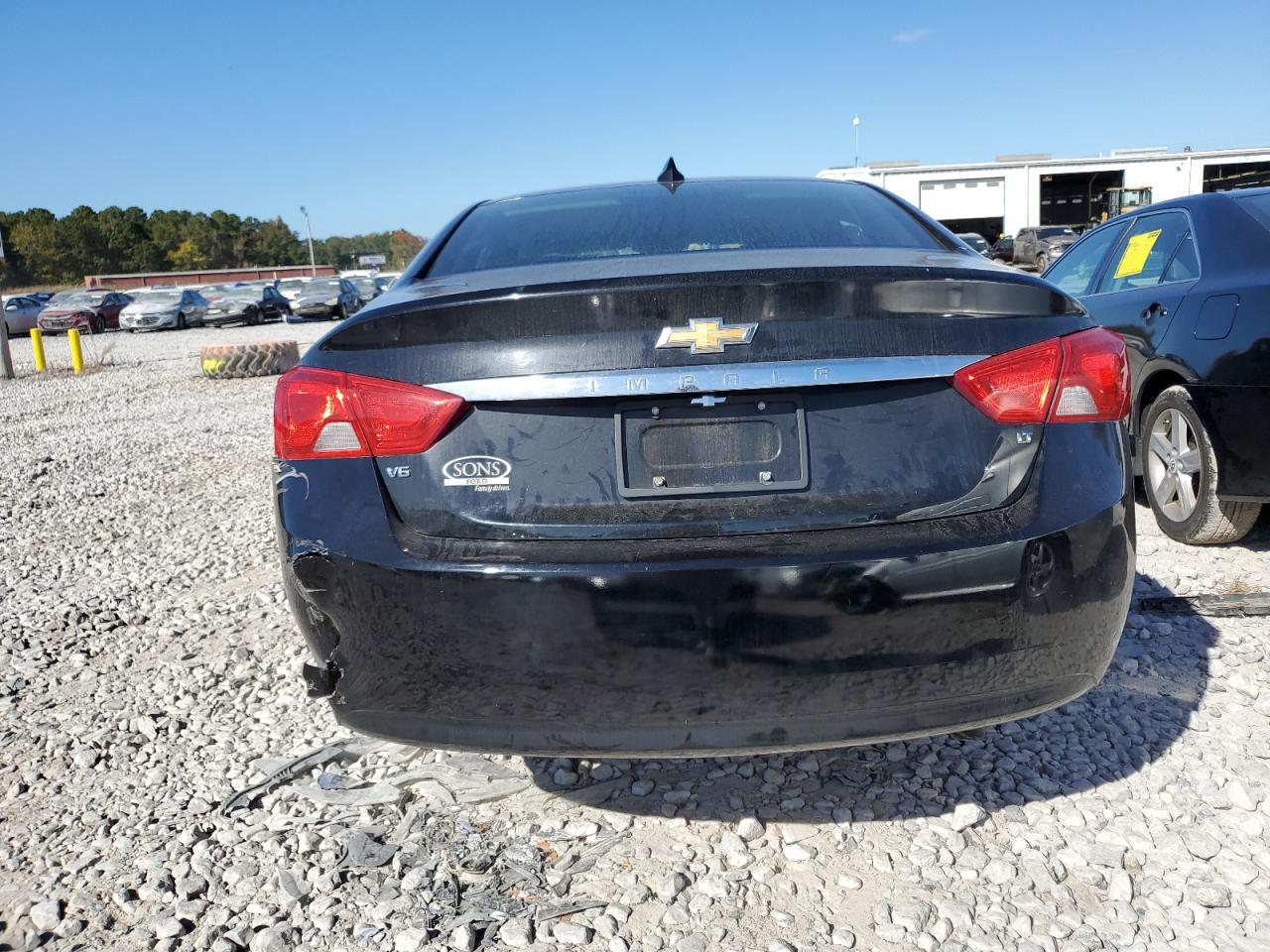 2017 Chevrolet Impala VIN 1G1105S32HU191684 Copart auction photo, front end / rear end damage thumbnail 6