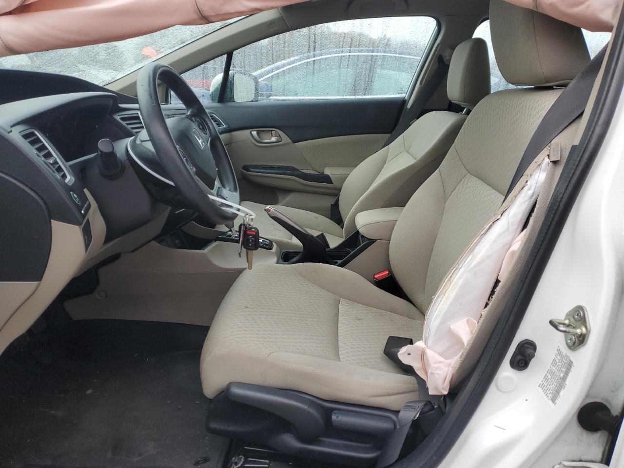 2015 Honda Civic VIN 19XFB2F50FE281901 Copart auction photo, undercarriage damage thumbnail 7