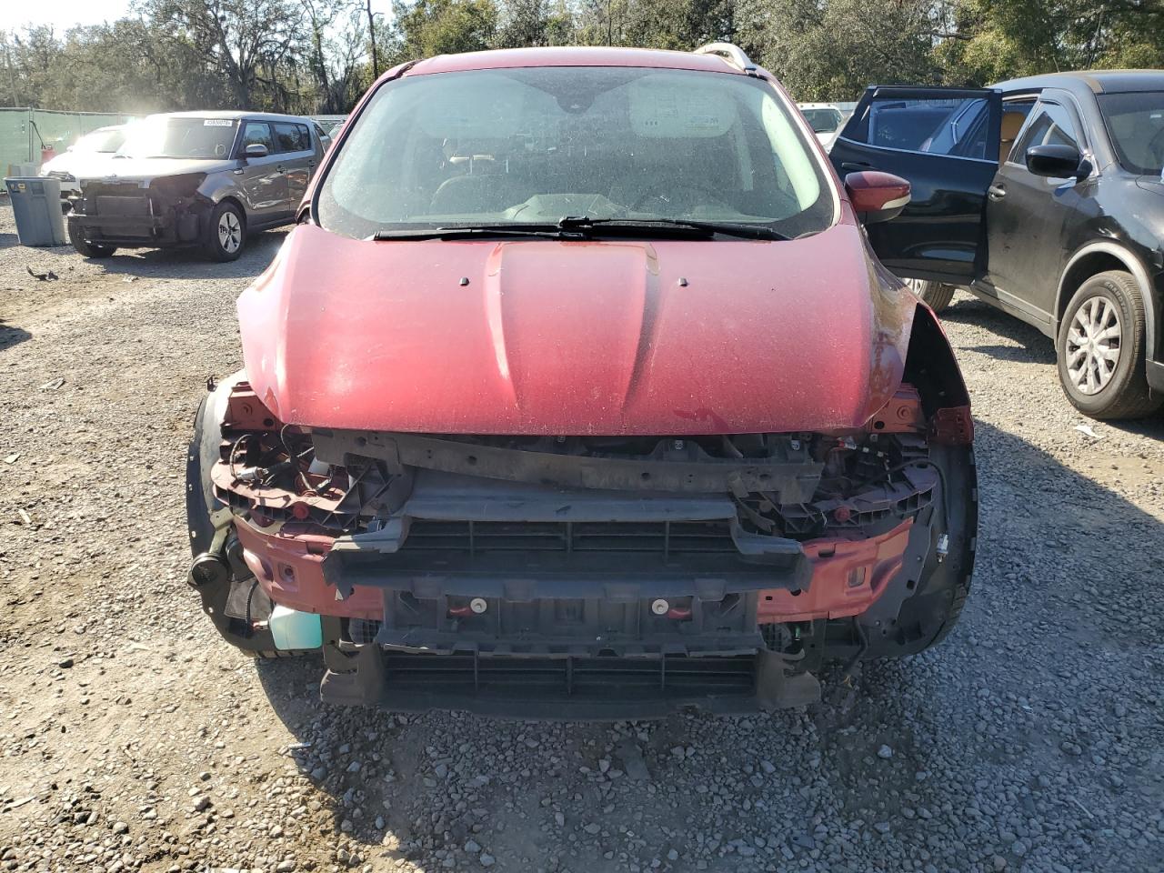 2016 Ford Escape VIN 1FMCU0JX6GUB31431 Copart auction photo, all over damage thumbnail 5