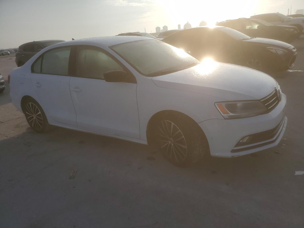 2015 Volkswagen Jetta VIN 3VWD17AJXFM326180 Copart auction photo, rear end damage thumbnail 4