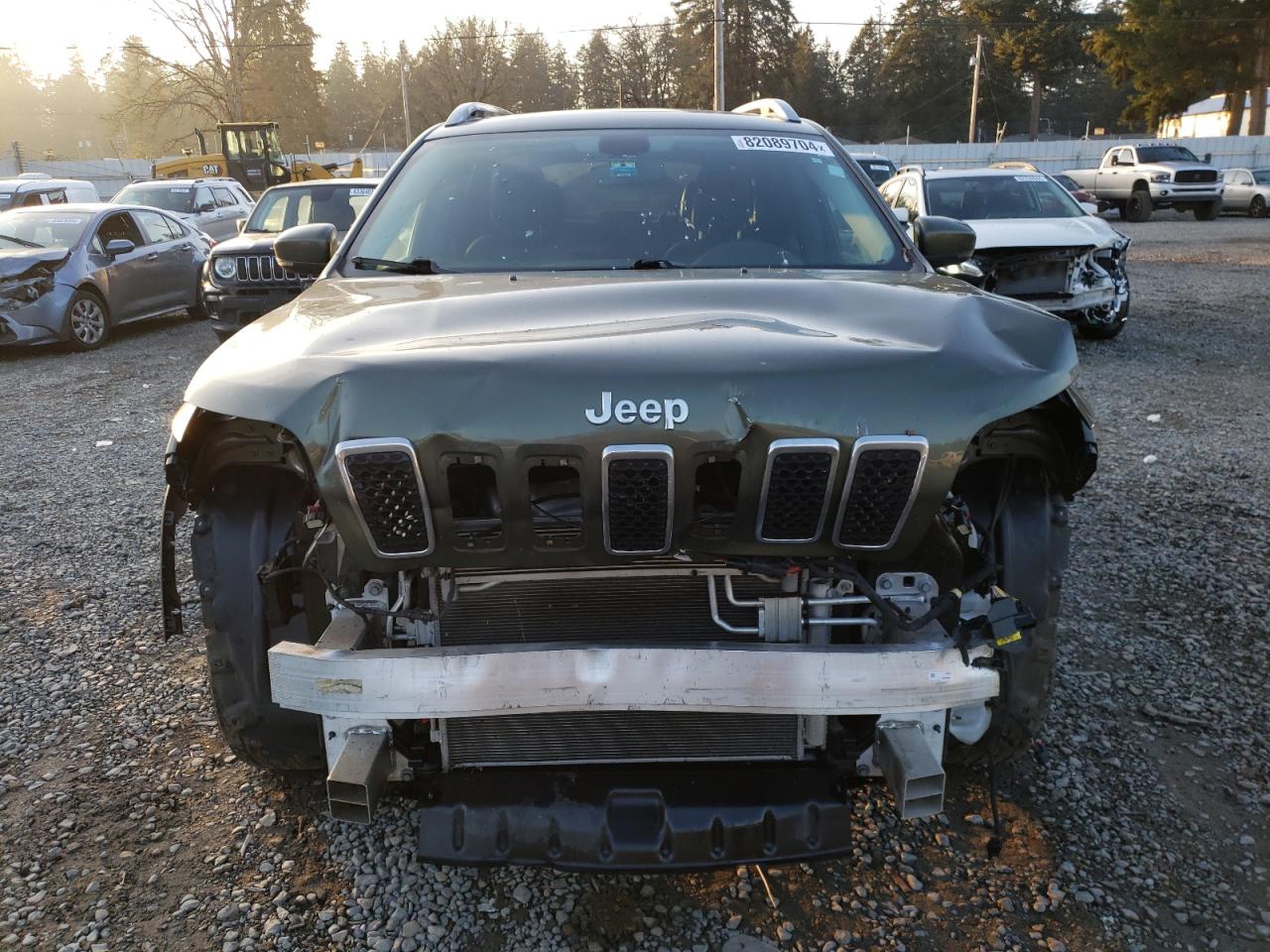 2020 Jeep Grand Cherokee VIN 1C4PJMLB5LD555684 Copart auction photo, front end damage thumbnail 5