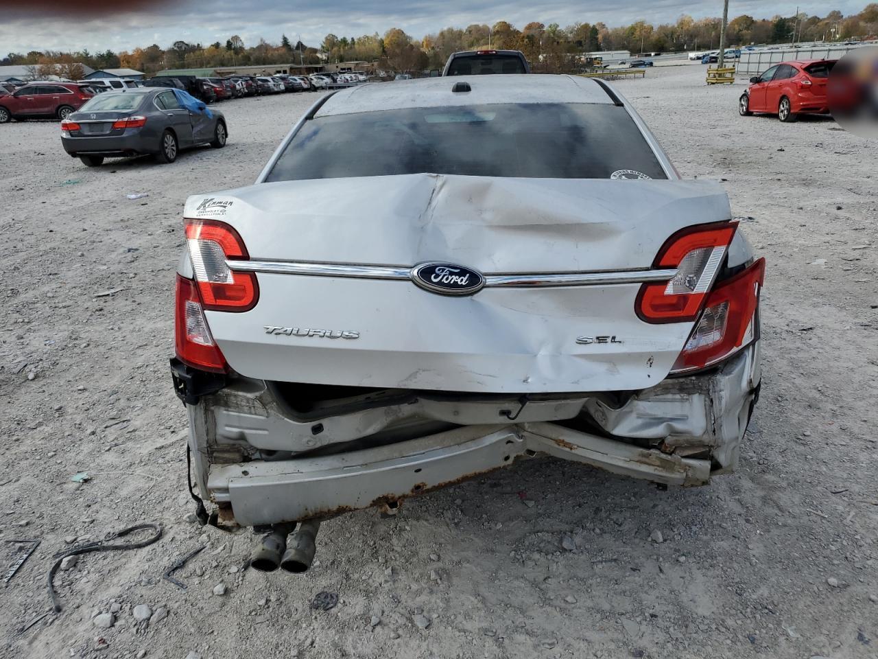 2011 Ford Taurus VIN 1FAHP2EW0BG127046 Copart auction photo, rear end damage thumbnail 6