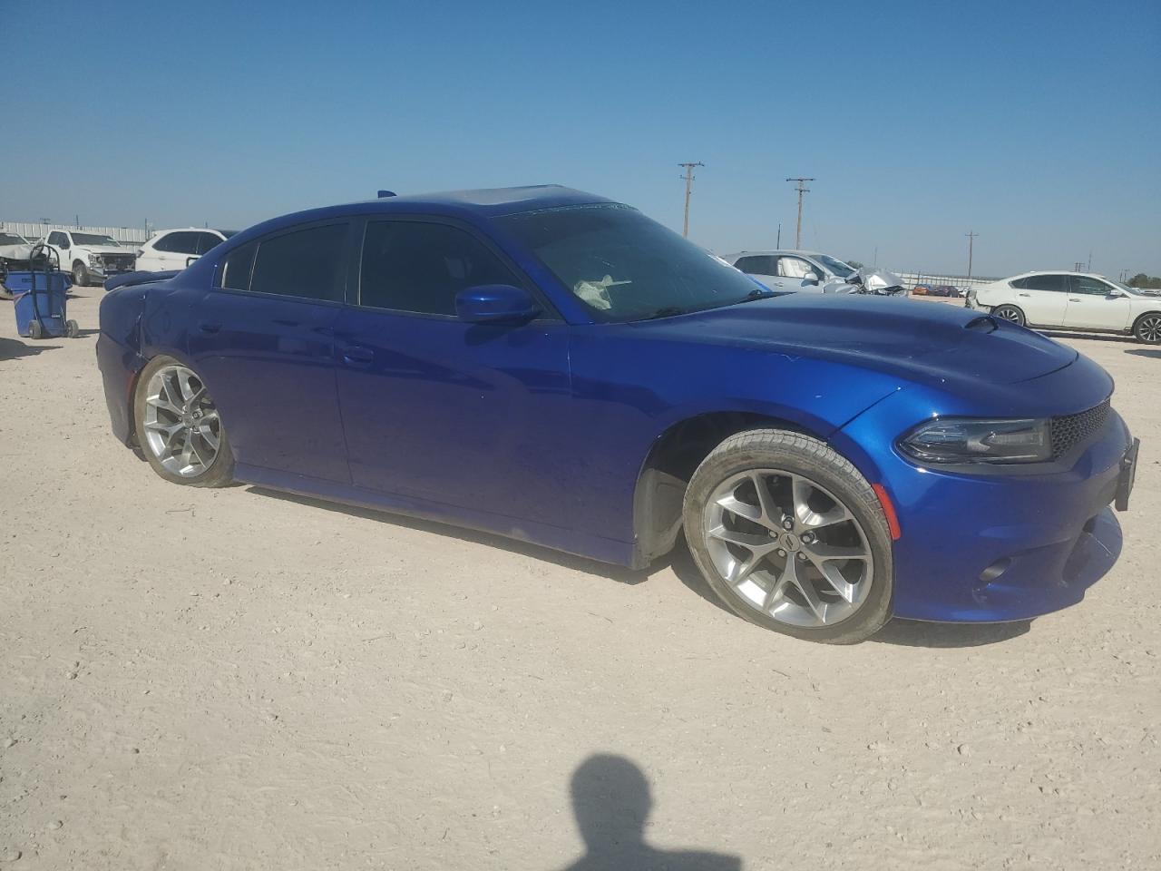 2020 Dodge Charger VIN 2C3CDXHG1LH212390 Copart auction photo, side damage thumbnail 4