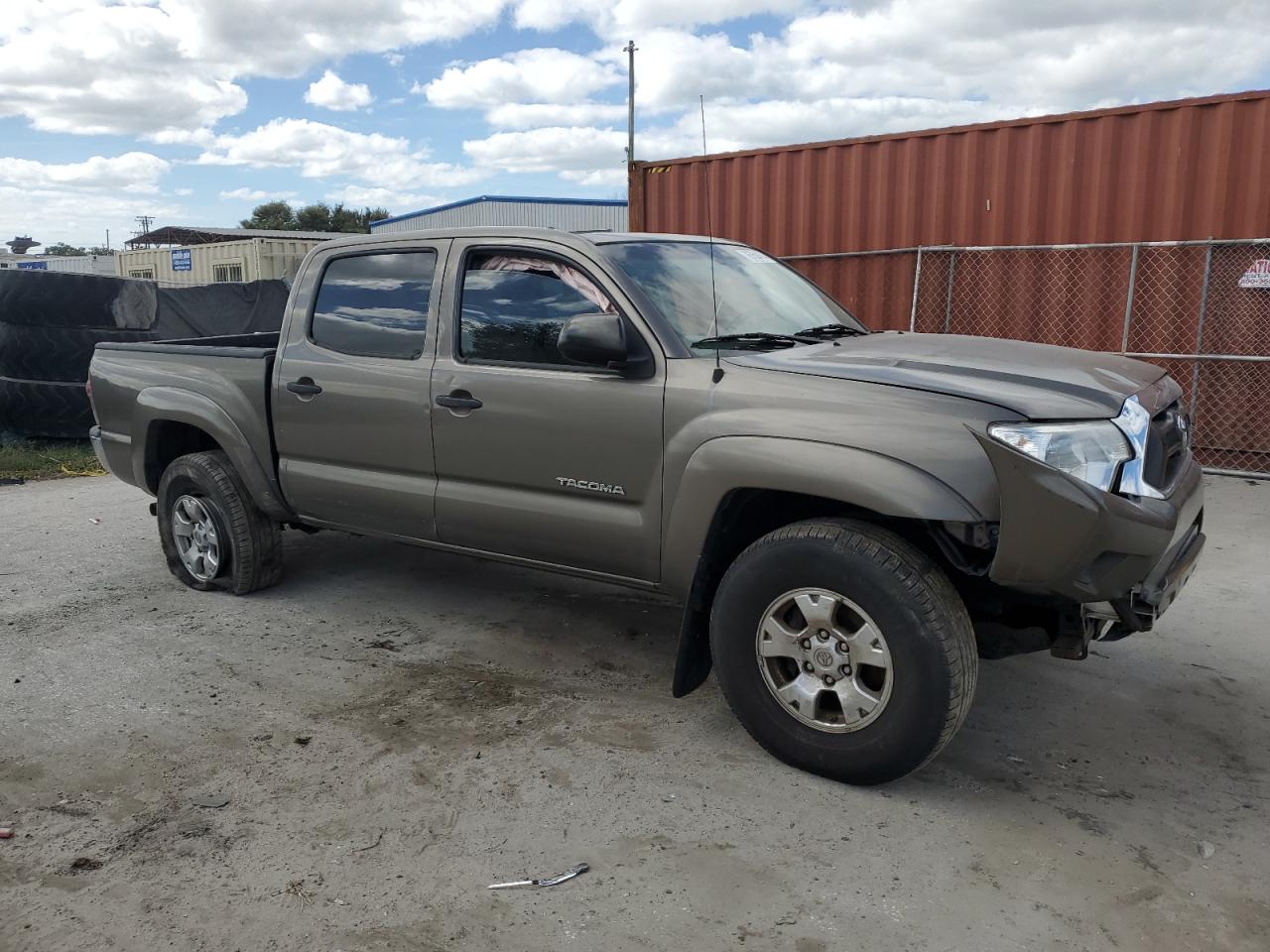 2013 Toyota Tacoma VIN 5TFJU4GN9DX030290 Copart auction photo, top/roof / side damage thumbnail 4
