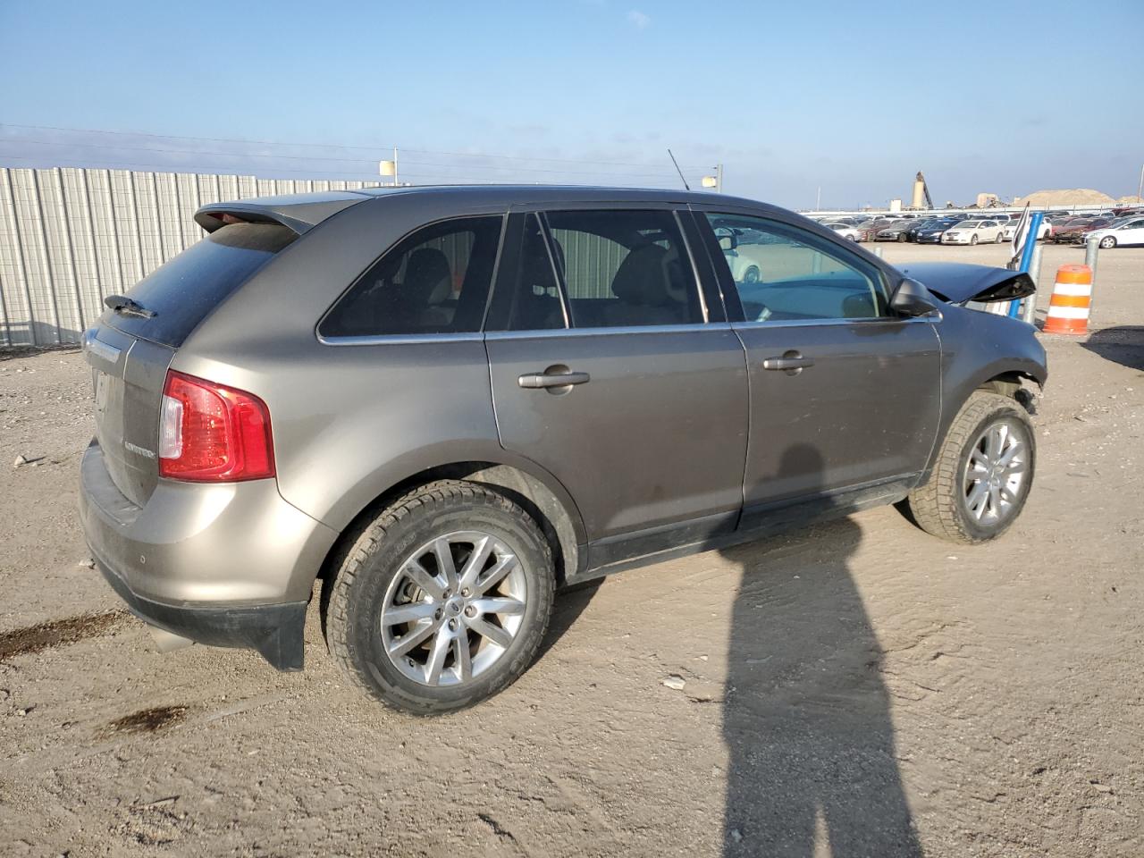 2014 Ford Edge VIN 2FMDK3KCXEBA51172 Copart auction photo, front end damage thumbnail 3