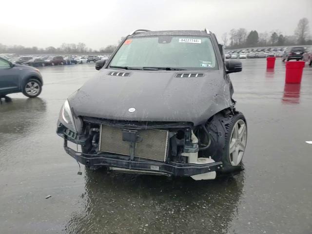 2015 Mercedes-Benz M-klasse VIN 4JGDA5GB9FA504080 Copart auction photo, front end / side damage thumbnail 12