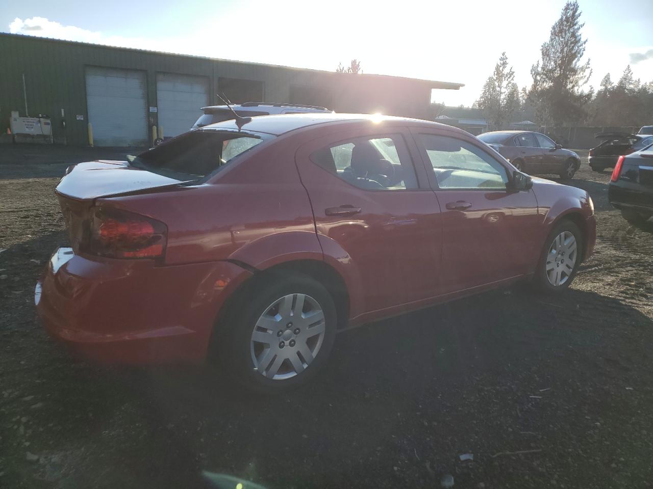 2013 Dodge Avenger VIN 1C3CDZAB5DN652745 Copart auction photo, rear end damage thumbnail 3