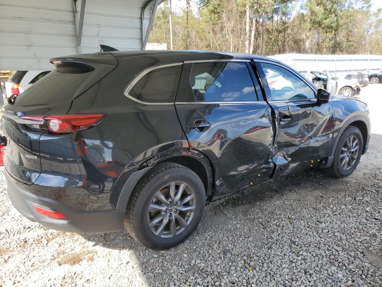 2023 Mazda CX-9 VIN JM3TCBCYXP0650568 Copart auction photo, side damage thumbnail 3
