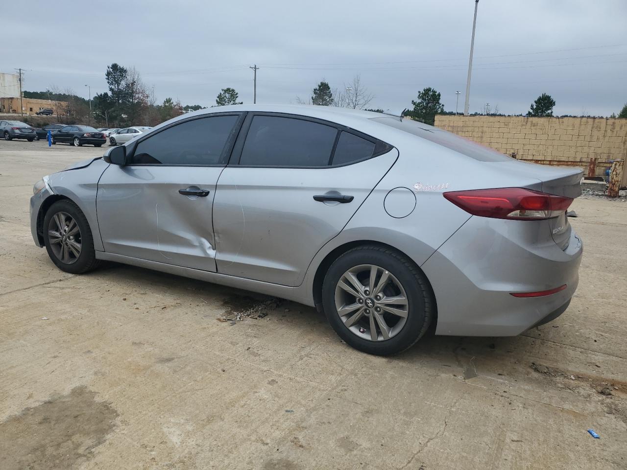 2017 Hyundai Elantra VIN 5NPD84LF6HH165776 Copart auction photo, side / front end damage thumbnail 2