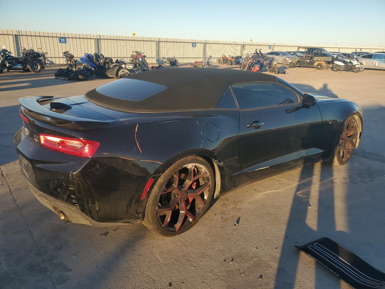 2018 Chevrolet Camaro VIN 1G1FH3D7XJ0141020 Copart auction photo, all over damage thumbnail 3