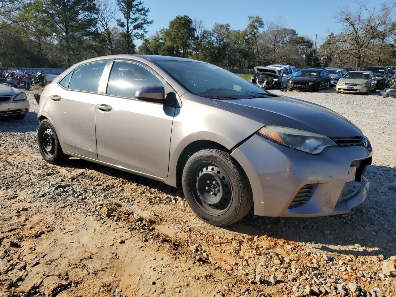 2015 Toyota Corolla VIN 5YFBURHE0FP335291 Copart auction photo, rear end damage thumbnail 4