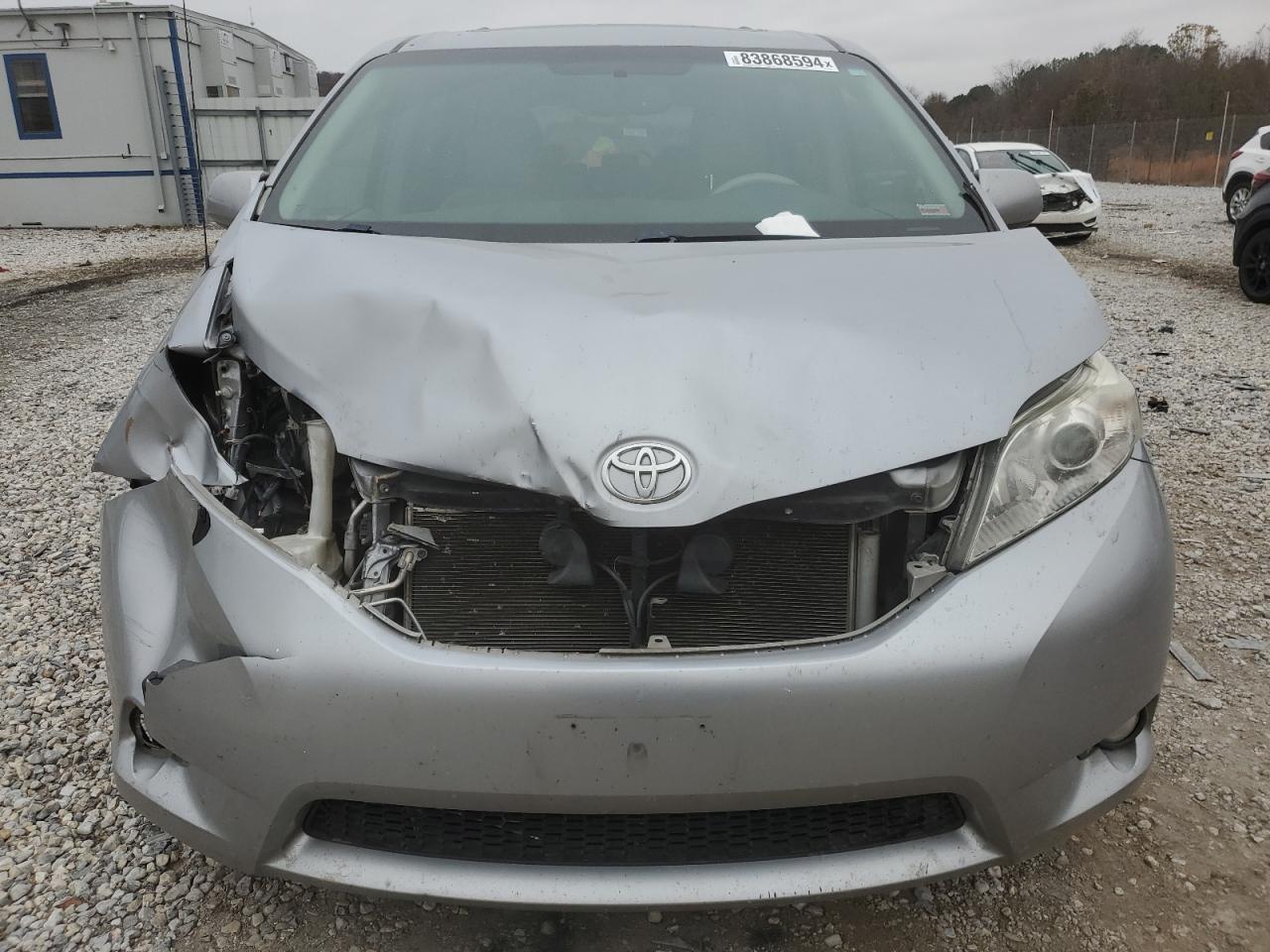 2012 Toyota Sienna VIN 5TDYK3DC1CS271900 Copart auction photo, front end damage thumbnail 5
