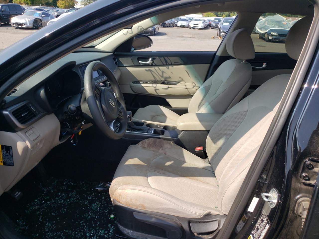 2016 KIA Optima VIN 5XXGT4L33GG104333 Copart auction photo, mechanical / vandalism damage thumbnail 7