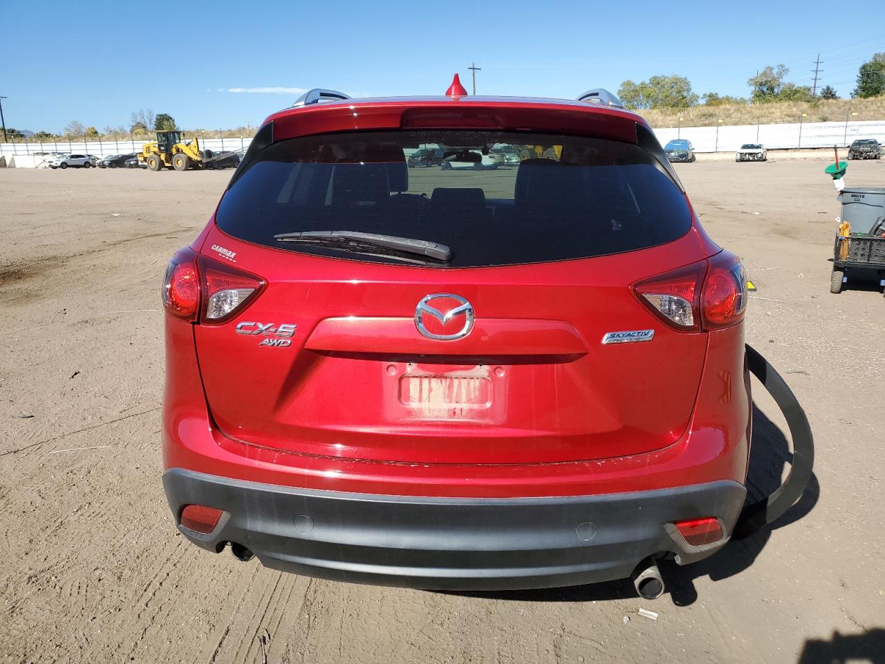 2016 Mazda CX-5 VIN JM3KE4DY9G0612796 Copart auction photo, side / front end damage thumbnail 6