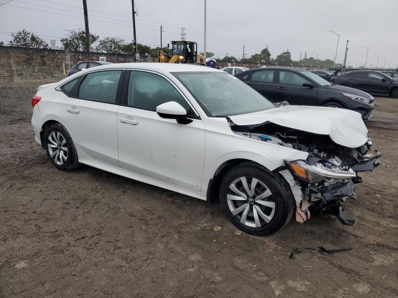 2023 Honda Civic VIN 2HGFE2F25PH542301 Copart auction photo, front end / rear end damage thumbnail 4