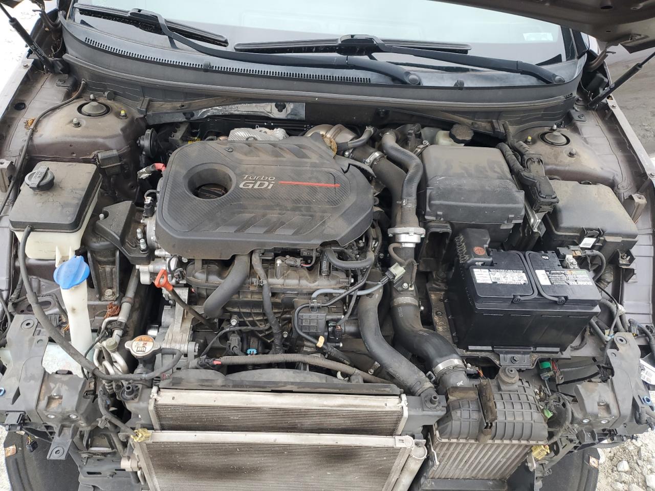 2015 Hyundai Sonata VIN 5NPE34ABXFH239605 Copart auction photo, all over damage thumbnail 11