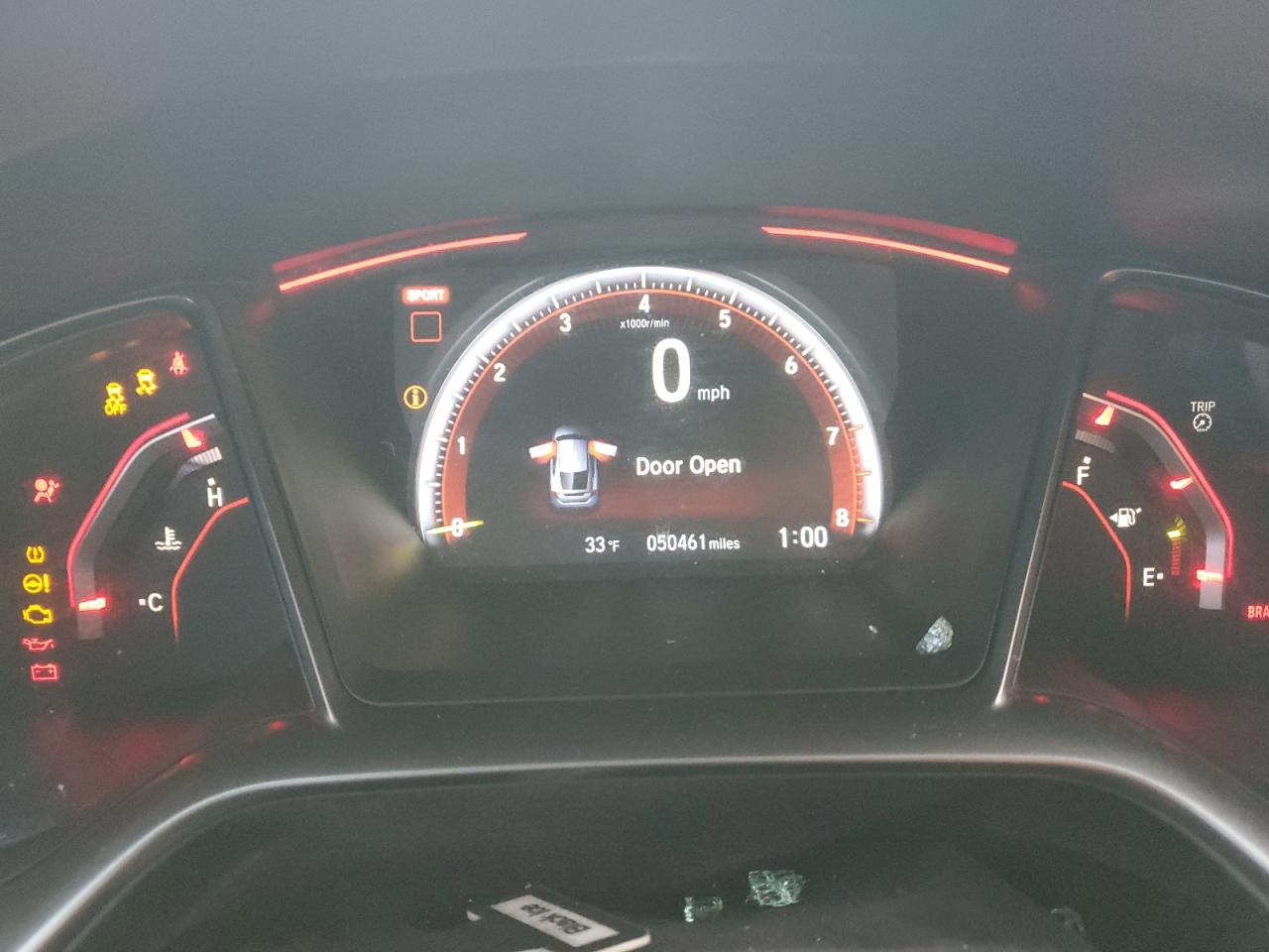 2018 Honda Civic VIN SHHFK8G78JU203385 Copart auction photo, side / front end damage thumbnail 9