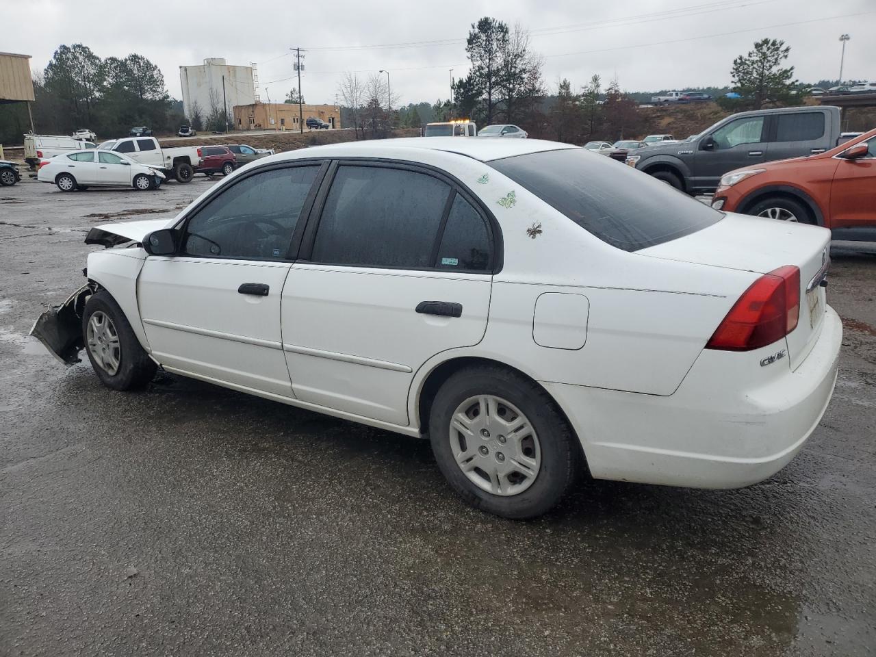 2001 Honda Civic VIN 2HGES16511H539802 Copart auction photo, front end damage thumbnail 2
