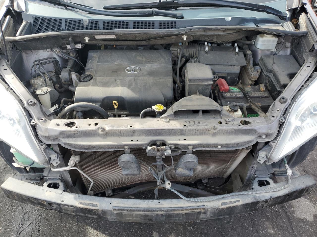 2014 Toyota Sienna VIN 5TDKK3DC7ES449463 Copart auction photo, front end damage thumbnail 12