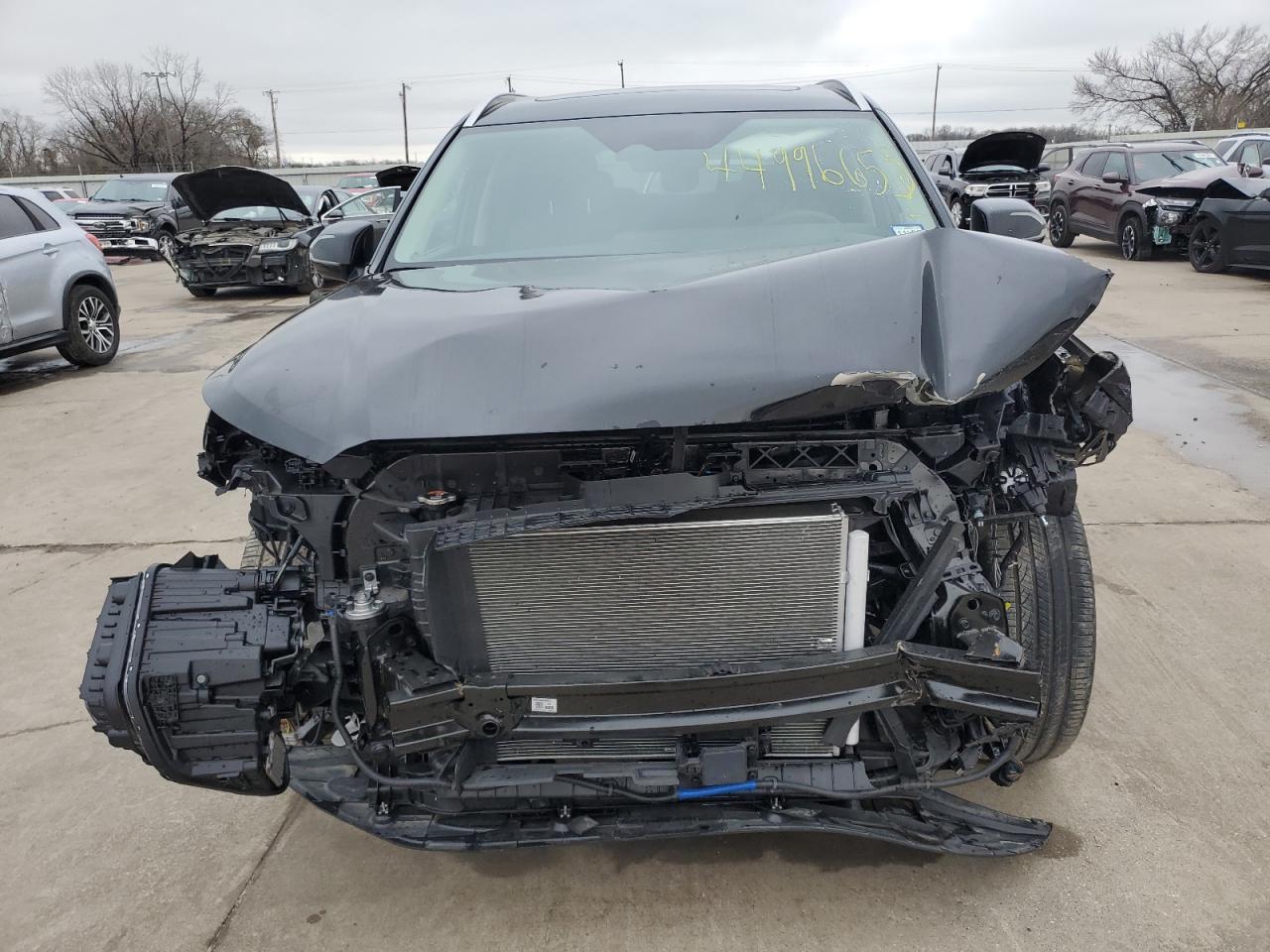 2024 Hyundai Palisade VIN KM8R54GE9RU742884 Copart auction photo, front end / hail damage thumbnail 5