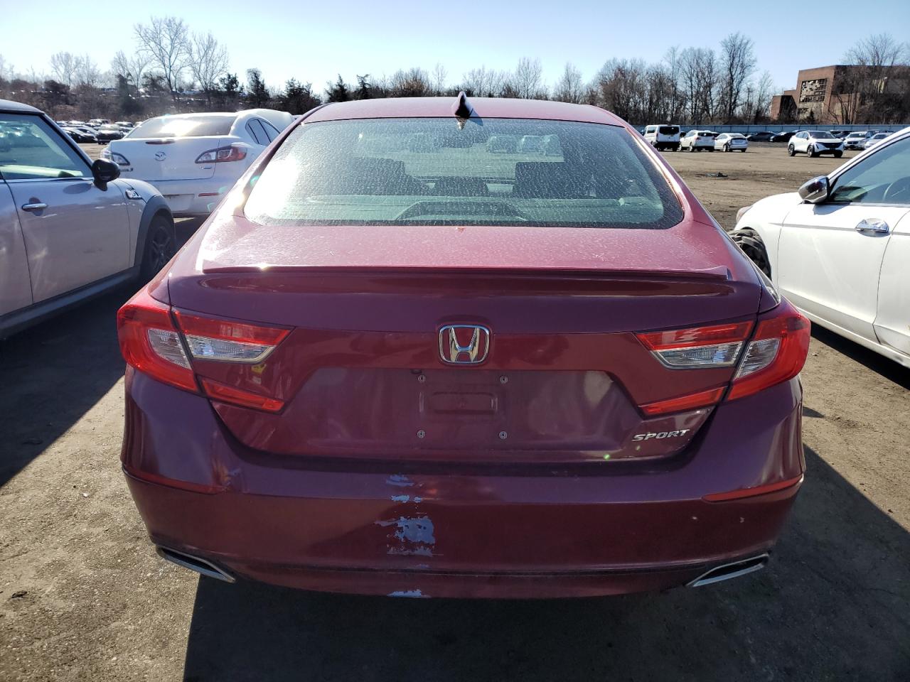 2018 Honda Accord VIN 1HGCV1F39JA247200 Copart auction photo, front end / side damage thumbnail 6