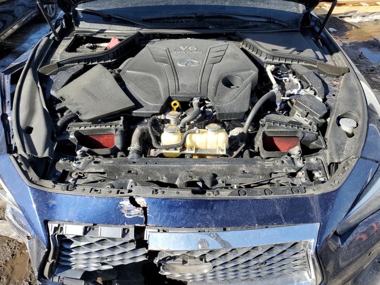 2021 Infiniti Q50 VIN JN1EV7BRXMM751202 Copart auction photo, front end damage thumbnail 11