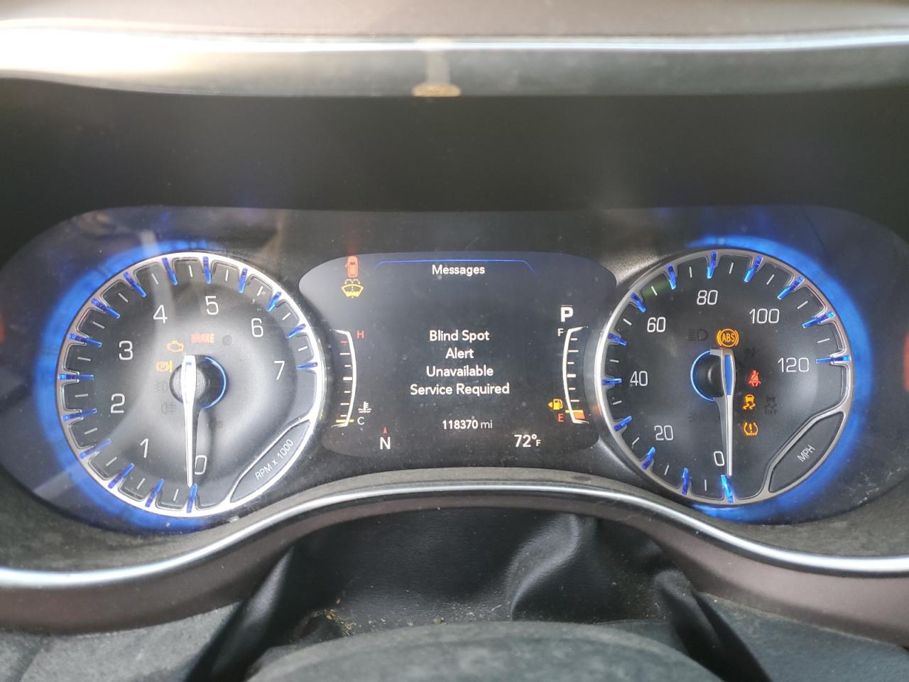 2017 Chrysler Pacifica VIN 2C4RC1EGXHR622276 Copart auction photo, front end damage thumbnail 9