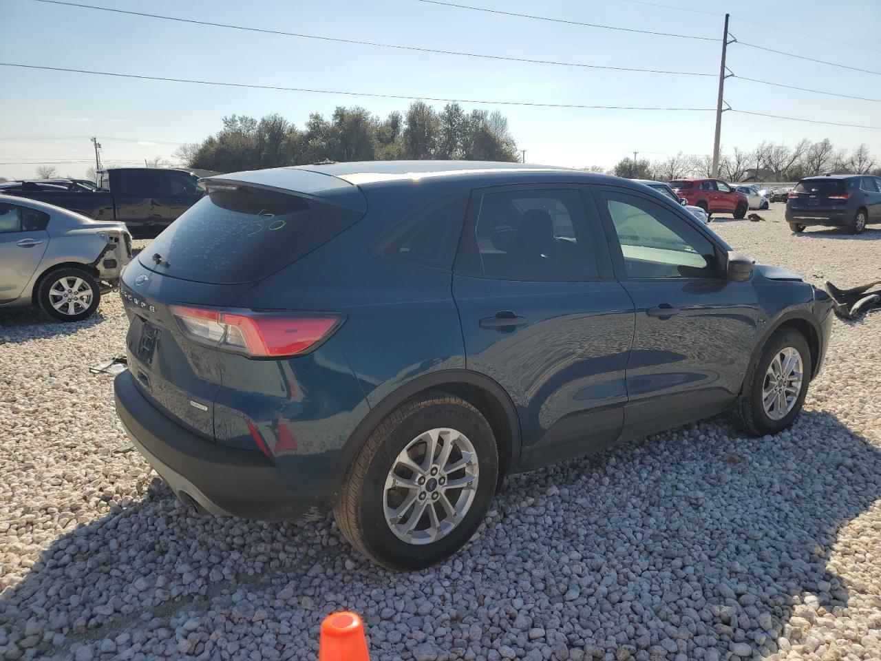 2020 Ford Escape VIN 1FMCU0F67LUB78591 Copart auction photo, front end damage thumbnail 3
