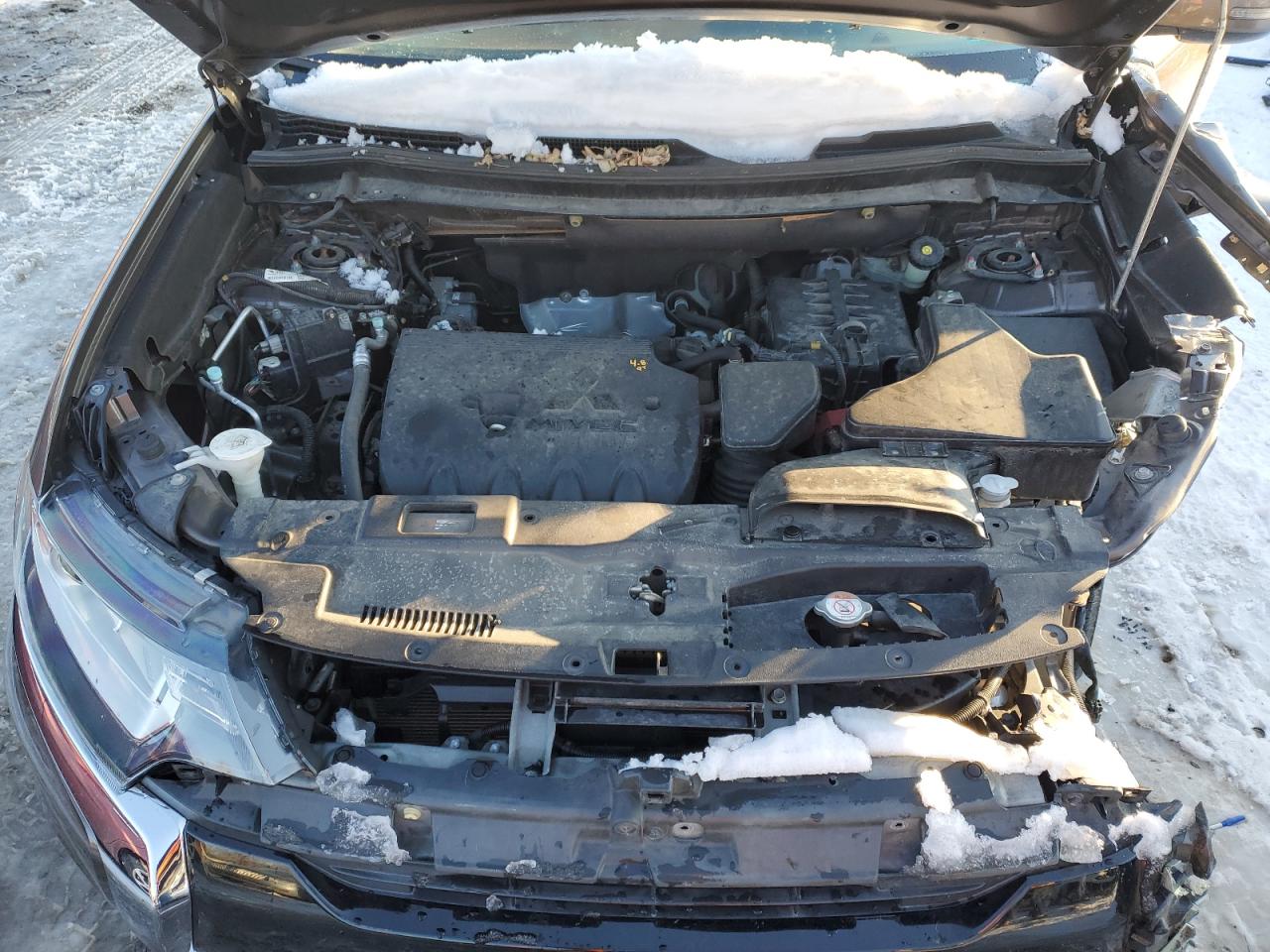 2017 Mitsubishi Outlander VIN JA4AZ3A31HZ010056 Copart auction photo, front end / side damage thumbnail 12