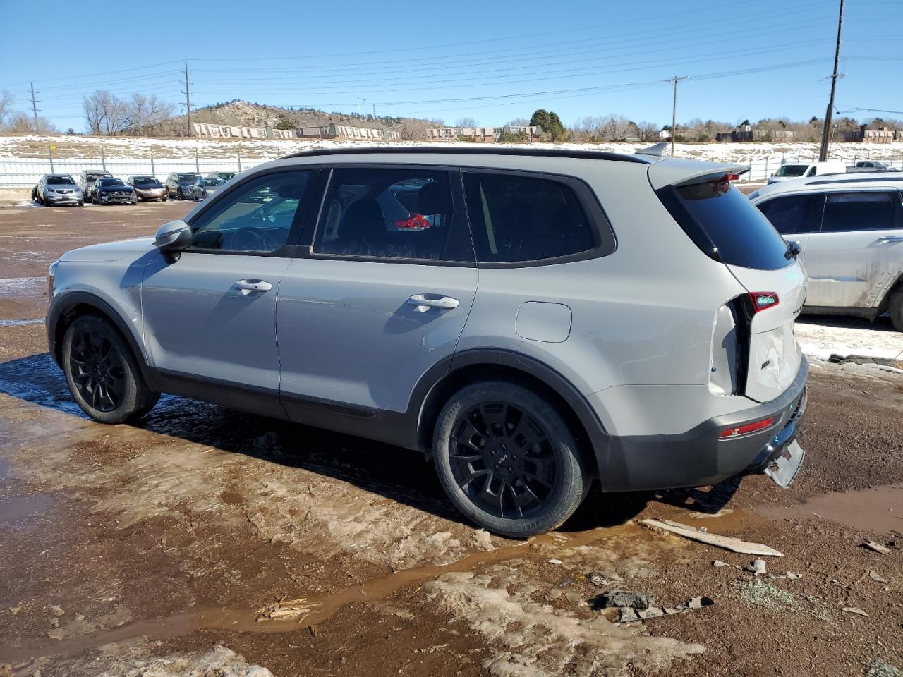 2022 KIA Telluride VIN 5XYP3DHC8NG209046 Copart auction photo, rear end damage thumbnail 2