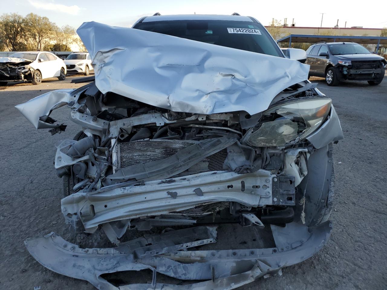 2017 Chevrolet Equinox VIN 2GNALCEK1H6315228 Copart auction photo, front end damage thumbnail 5