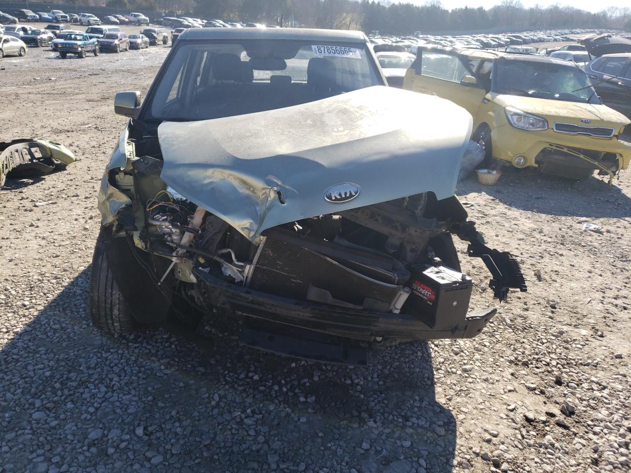 2013 KIA Soul VIN KNDJT2A56D7513994 Copart auction photo, front end damage thumbnail 5