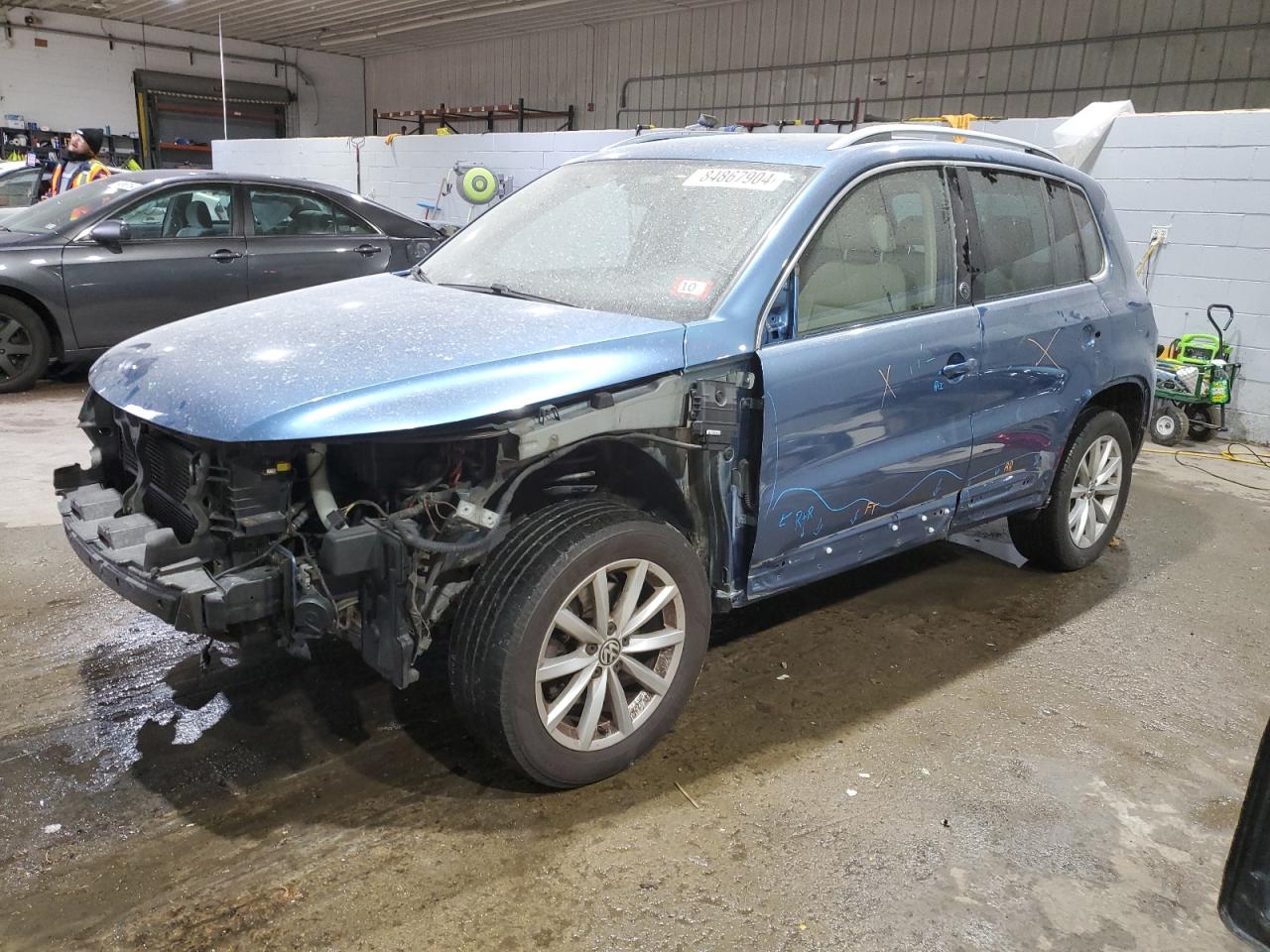 2017 Volkswagen Tiguan VIN WVGSV7AX2HK007414