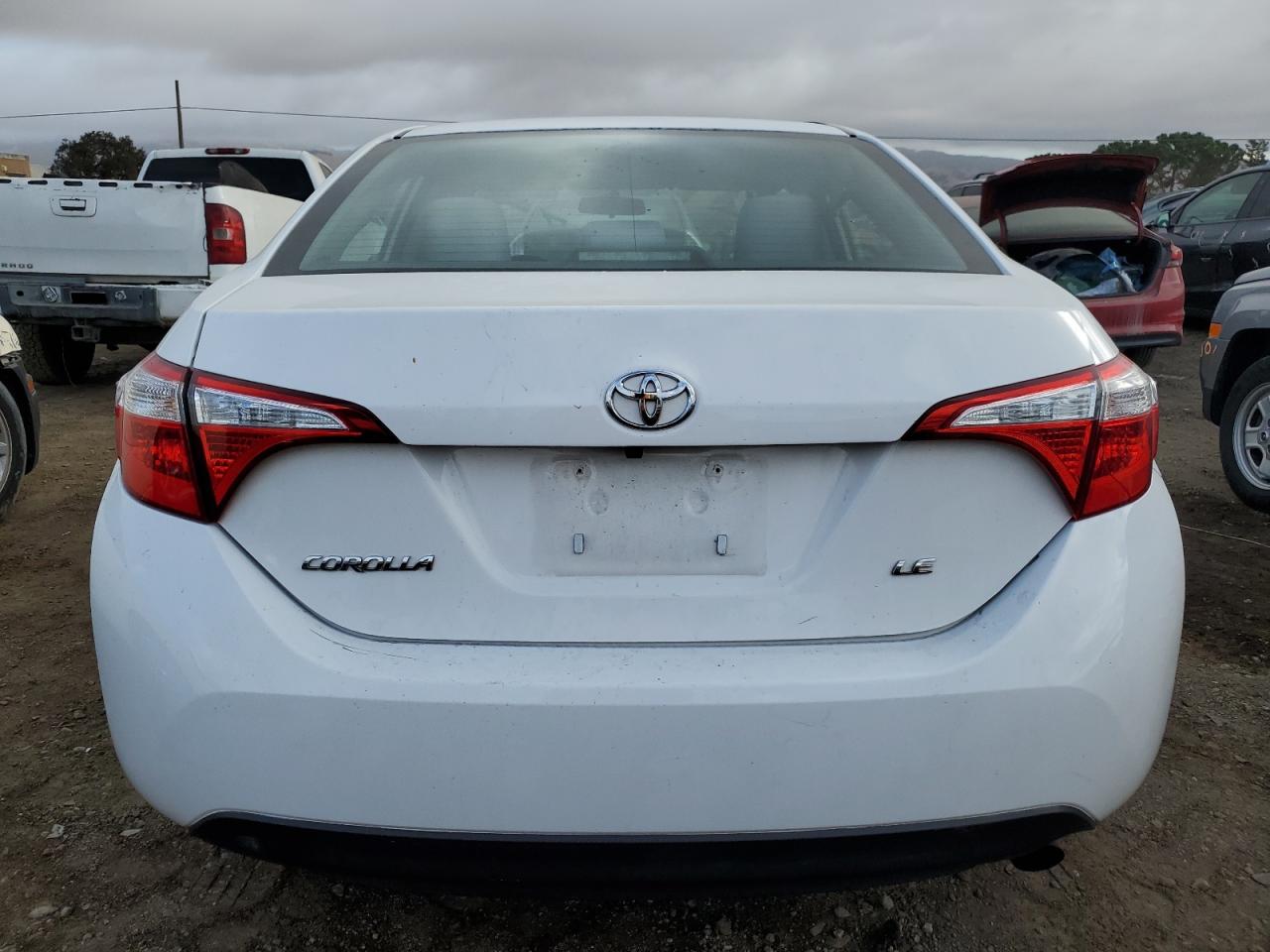2016 Toyota Corolla VIN 5YFBURHE9GP553523 Copart auction photo, side / undercarriage damage thumbnail 6