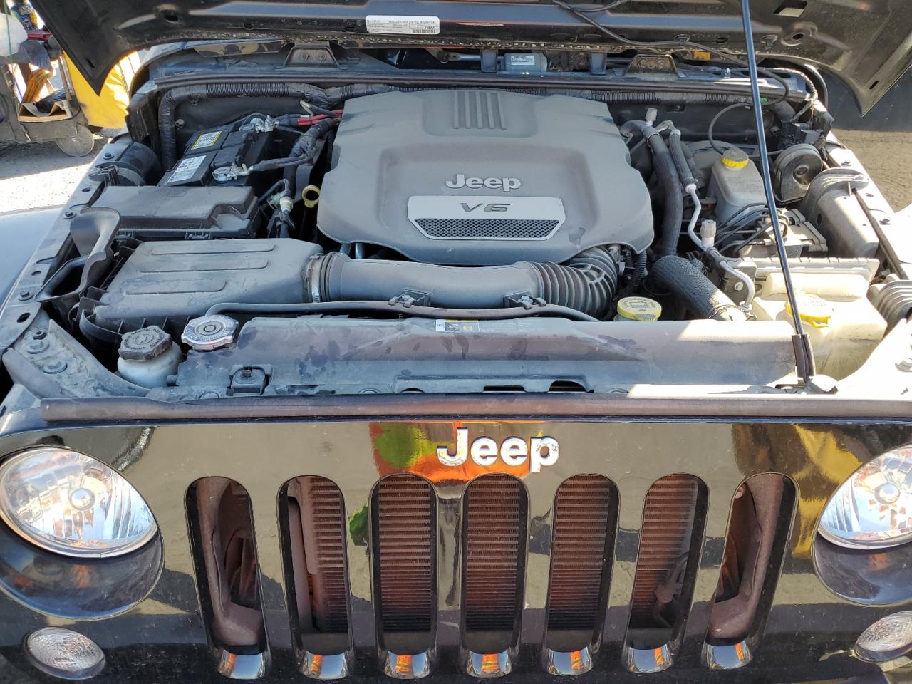 2017 Jeep Wrangler VIN 1C4AJWAGXHL564359 Copart auction photo, side damage thumbnail 11
