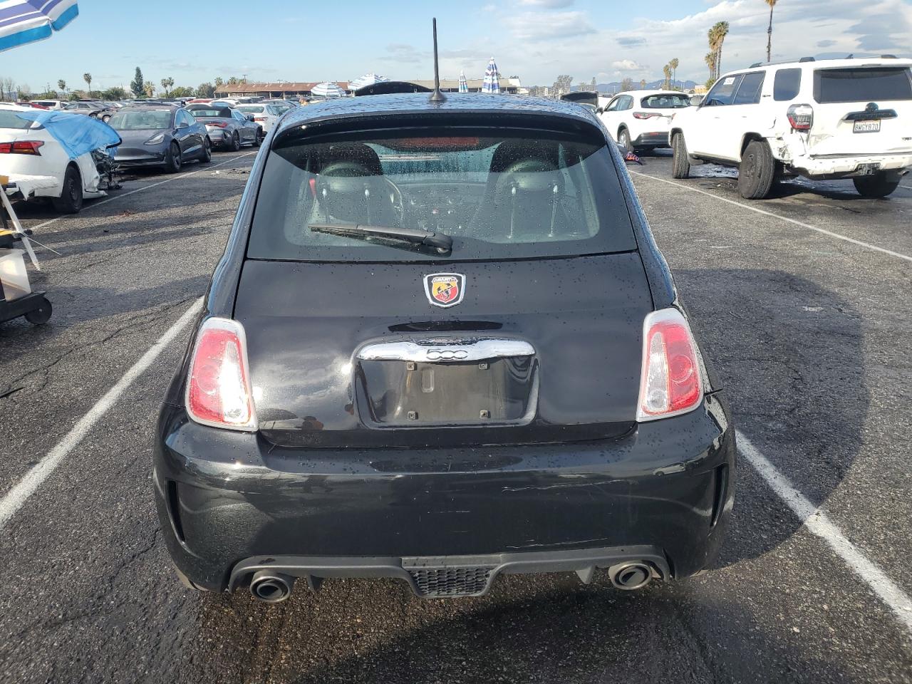 2012 Fiat 500 VIN 3C3CFFFH3CT380801 Copart auction photo, minor dent/scratches damage thumbnail 6