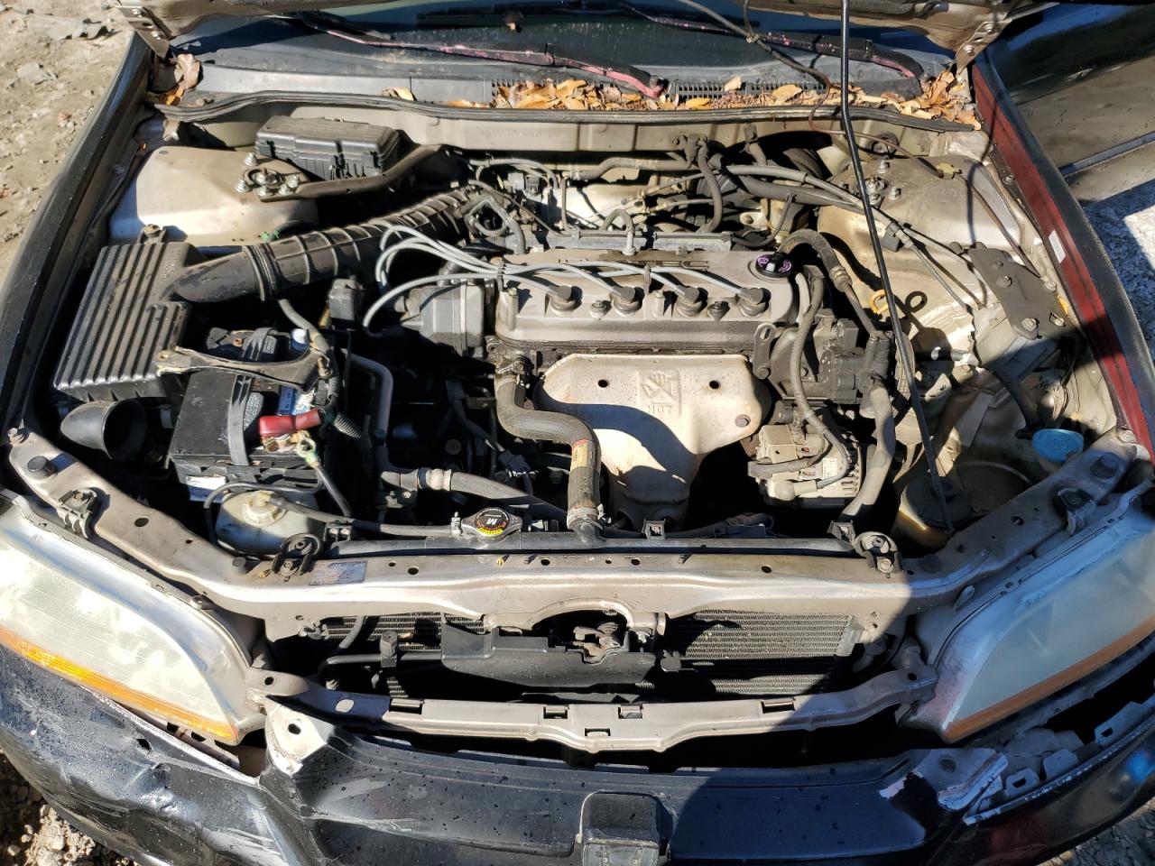 1999 Honda Accord VIN 1HGCG5649XA044147 Copart auction photo, front end / side damage thumbnail 11