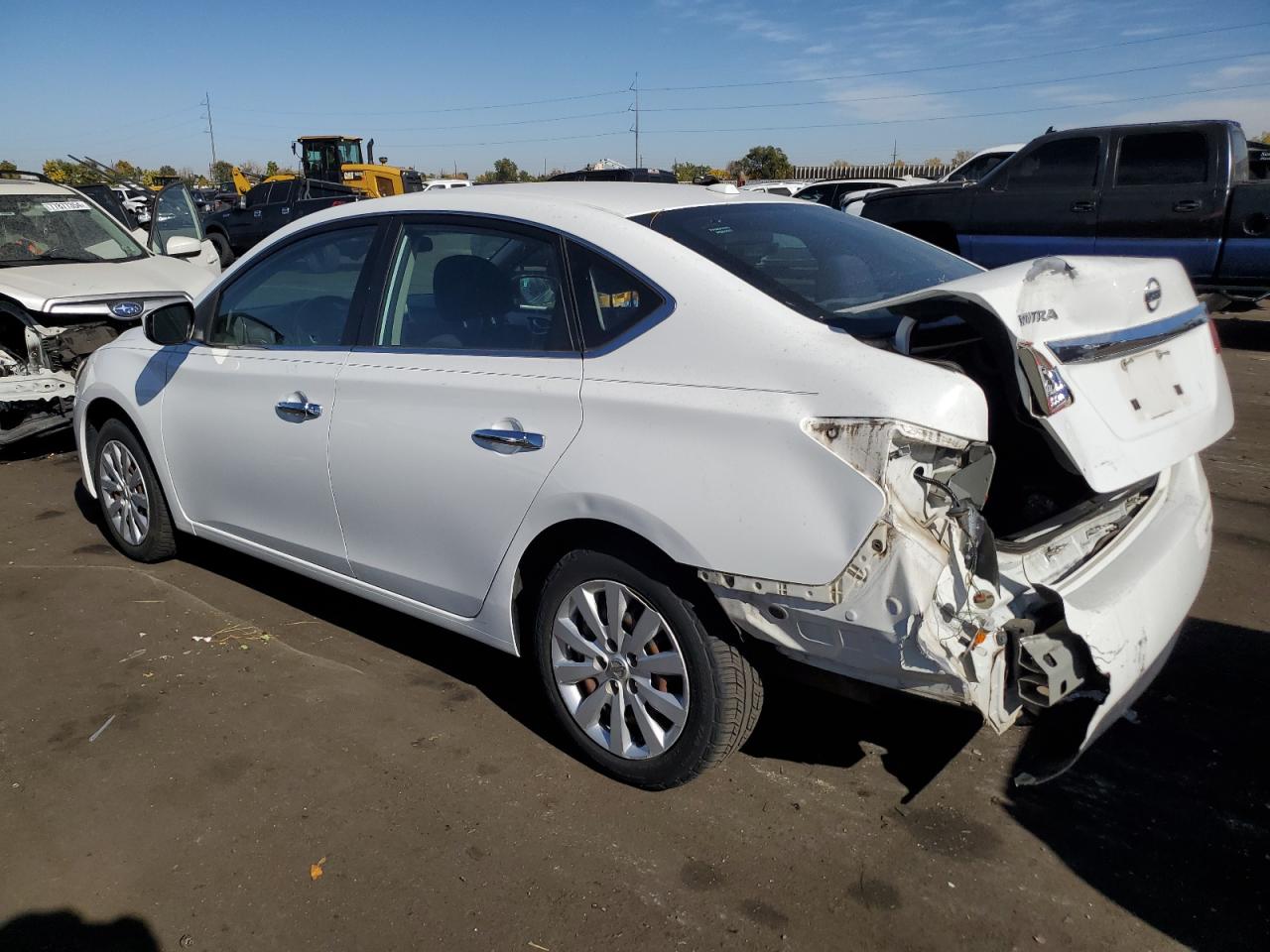 2015 Nissan Sentra VIN 3N1AB7AP5FY271169 Copart auction photo, rear end damage thumbnail 2