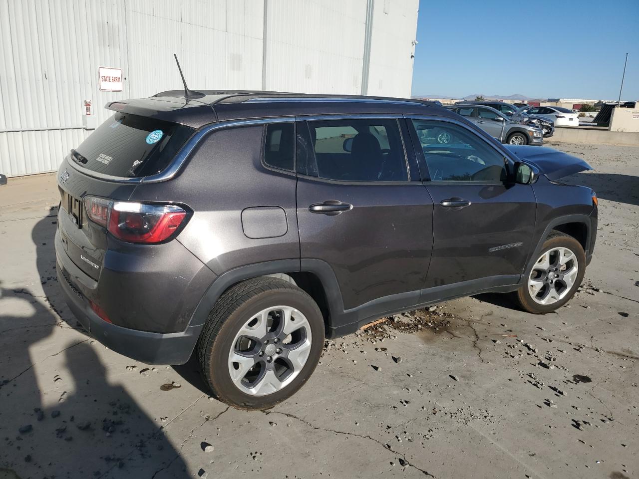 2021 Jeep Compass VIN 3C4NJDCBXMT553531 Copart auction photo, front end damage thumbnail 3