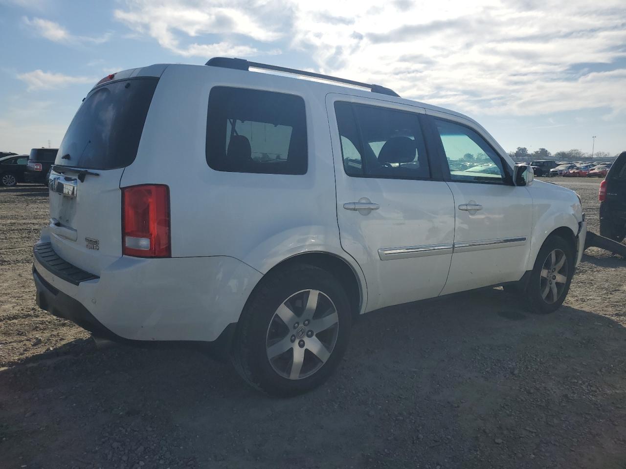 2012 Honda Pilot VIN 5FNYF4H90CB065593 Copart auction photo, front end / rear end damage thumbnail 3