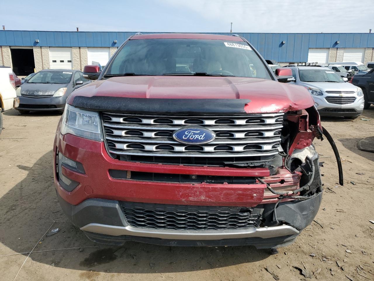 2016 Ford Explorer VIN 1FM5K8F82GGB60910 Copart auction photo, front end damage thumbnail 5