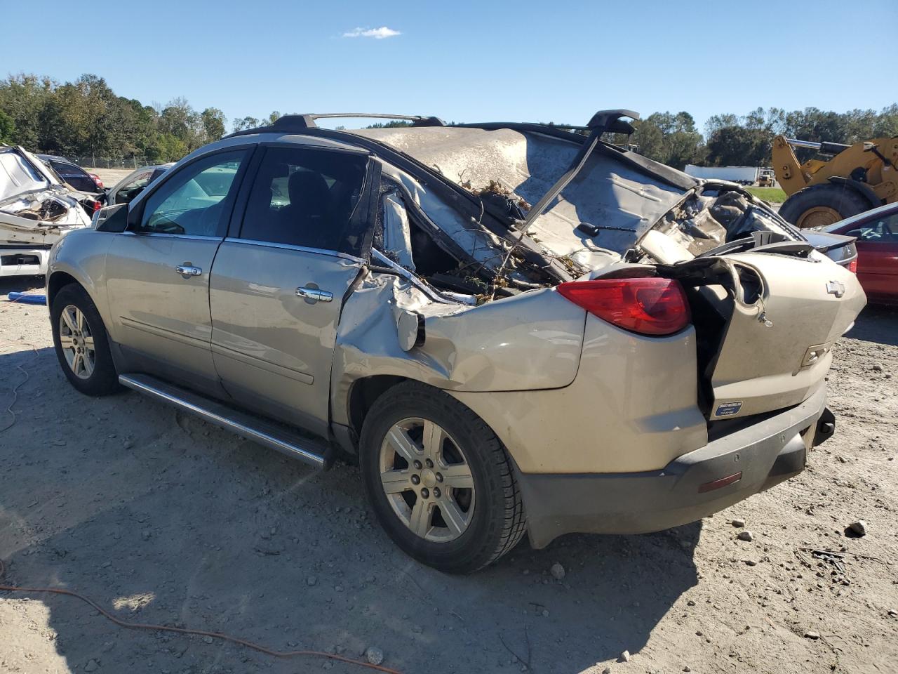 2011 Chevrolet Traverse VIN 1GNKRJED8BJ320171 Copart auction photo, all over damage thumbnail 2