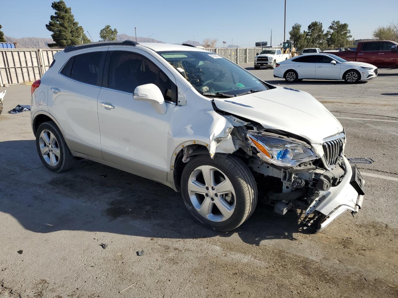 2015 Buick Encore VIN KL4CJASB6FB232608 Copart auction photo, front end damage thumbnail 4