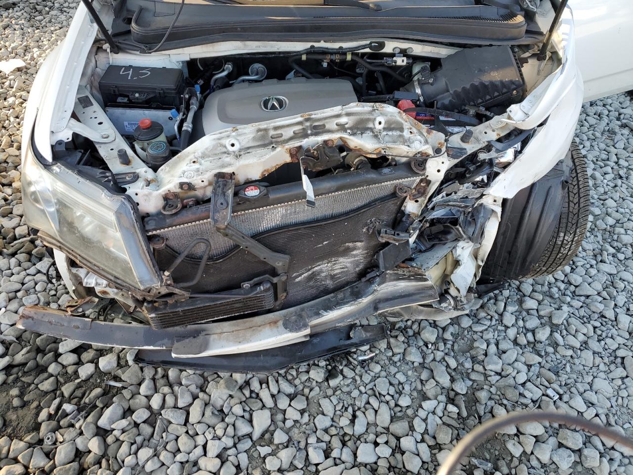 2012 Acura MDX VIN 2HNYD2H37CH548430 Copart auction photo, front end damage thumbnail 12