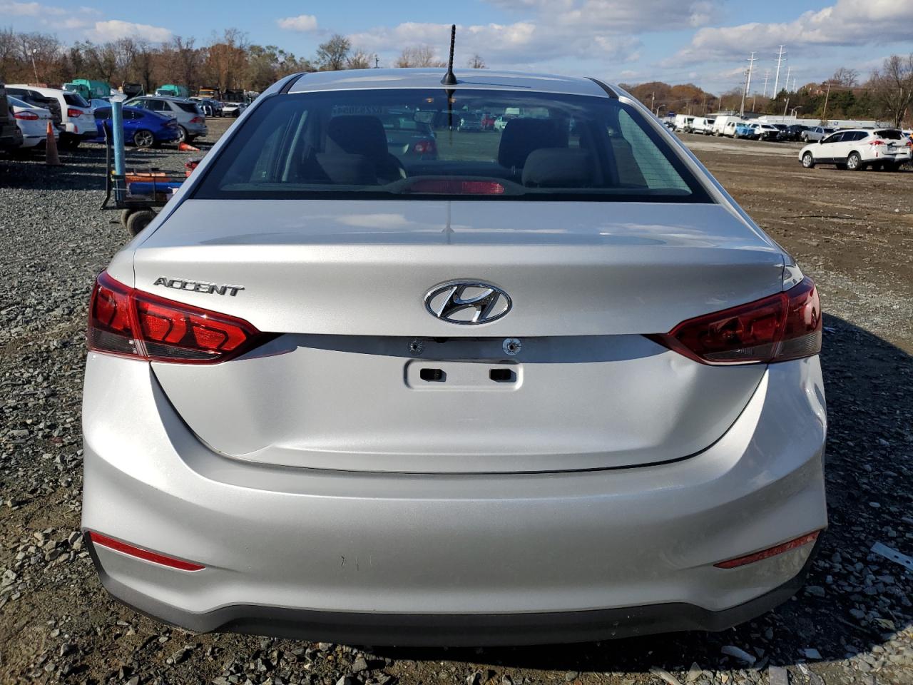 2021 Hyundai Accent VIN 3KPC24A68ME137198 Copart auction photo, side damage thumbnail 6