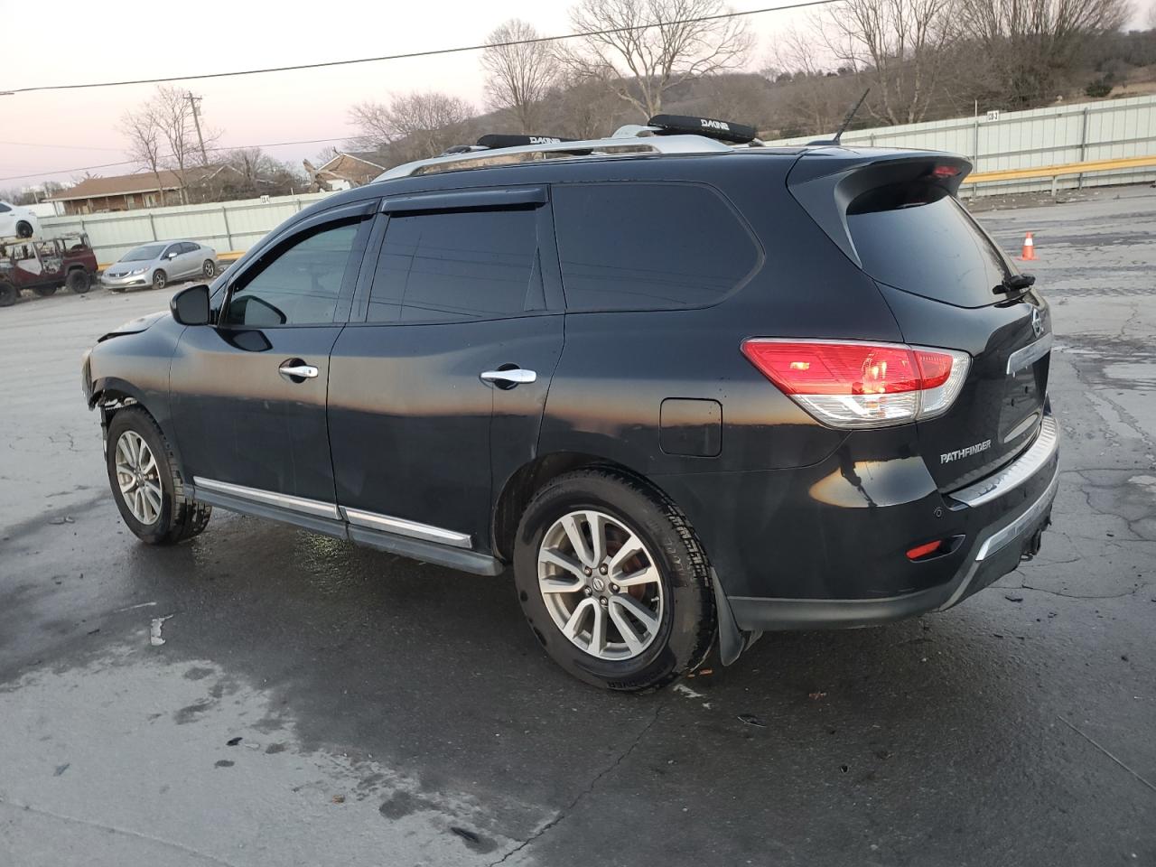 2013 Nissan Pathfinder VIN 5N1AR2MN9DC637271 Copart auction photo, side / front end damage thumbnail 2