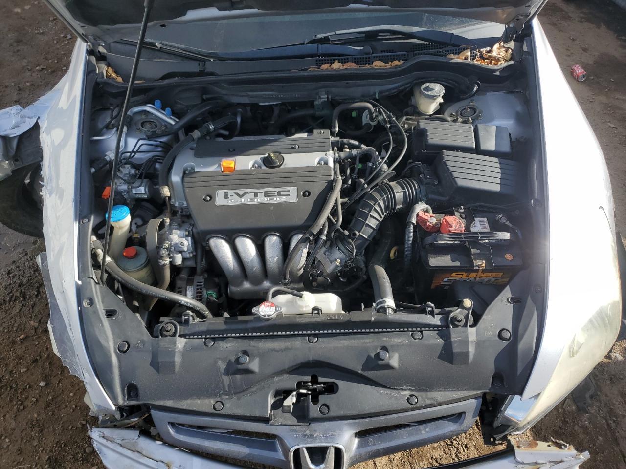 2005 Honda Accord VIN 1HGCM56765A011784 Copart auction photo, front end / side damage thumbnail 13