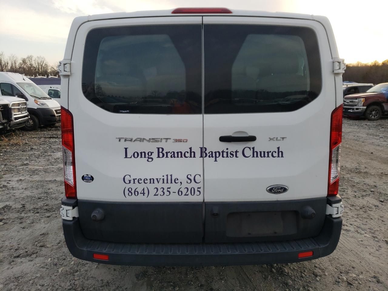 2016 Ford Transit VIN 1FBZX2ZM1GKA92176 Copart auction photo, side damage thumbnail 6