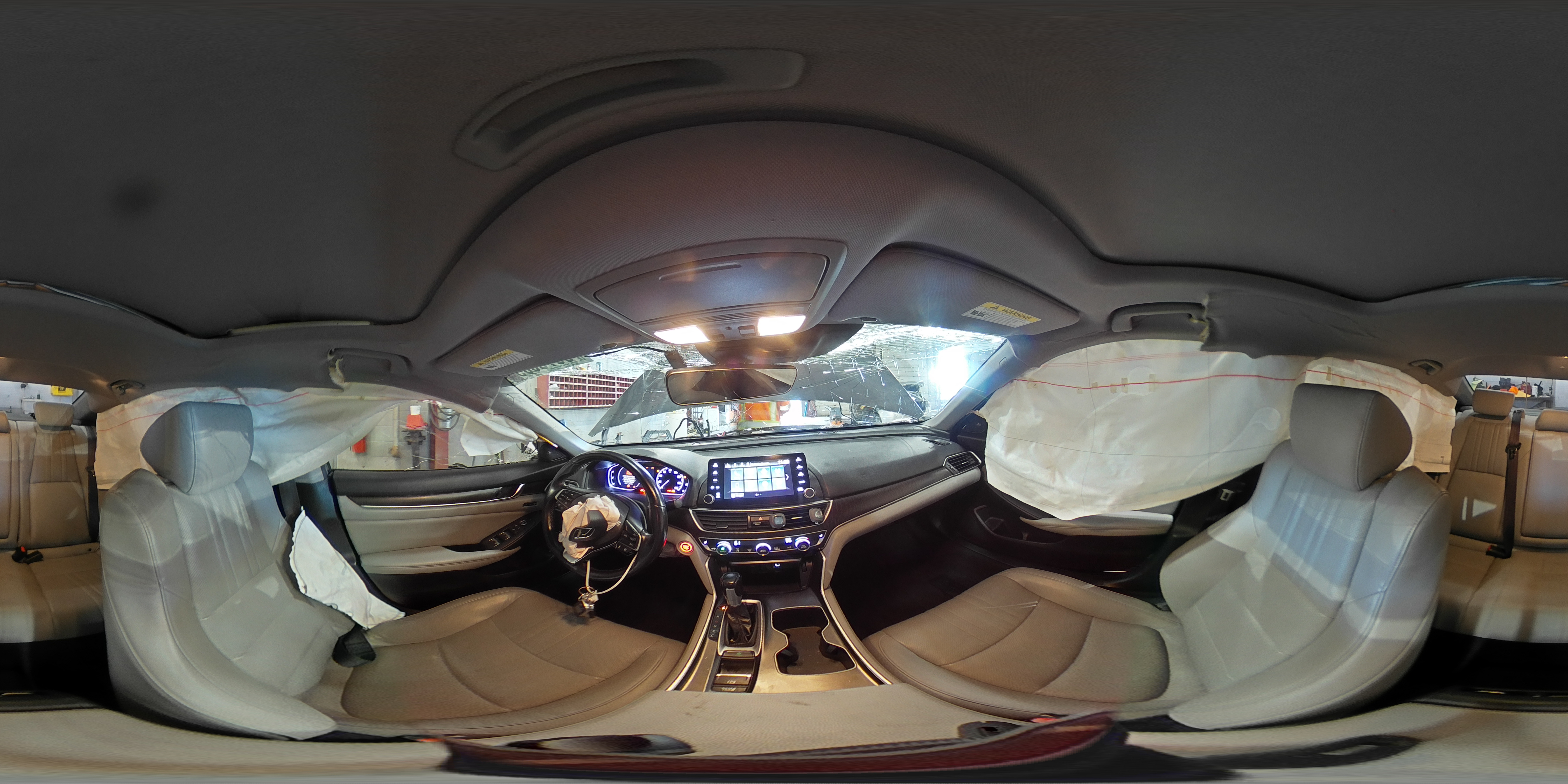2018 Honda Accord VIN 1HGCV1F56JA249178 Copart auction photo, all over damage thumbnail 14